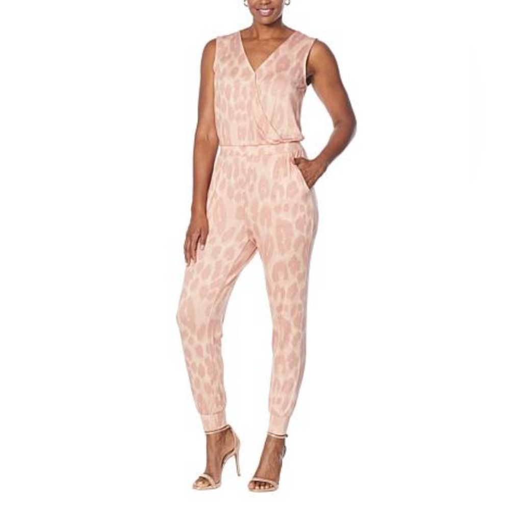 G by Giuliana Knit Jogger Jumpsuit